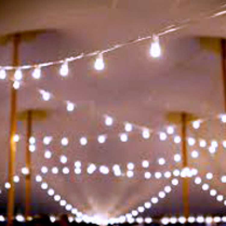 LIGHT STRING, CAFE LIGHTS 48'