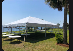 Tent 30'X40' SQ.END NAVITRAC WHITE